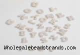 Silv60 3*9mm – 9*10mm 925 sterling silver letter clasp pave zirconia