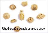 Silv70 3.8*6.7mm –5*11.5mm 925 Sterling Silver Gold Plated