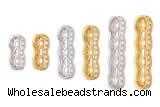 Silv88 6.8*13mm – 6.8*25.5mm Cubic Zirconia Micro Pave 925 Sterling Silver Plated