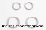 Silv47 12*13mm, 17*18mm 925 sterling silver earrings