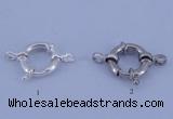 SSC203 5pcs 13.5mm 925 sterling silver spring rings clasps