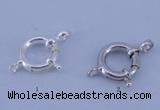 SSC206 5pcs 12mm 925 sterling silver spring rings clasps