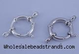 SSC209 5pcs 20mm 925 sterling silver spring rings clasps