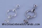 SSC216 5pcs 18mm sterling silver spring rings clasps