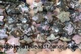 STAR54 15 inches 14mm faceted star rhodonite gemstone beads