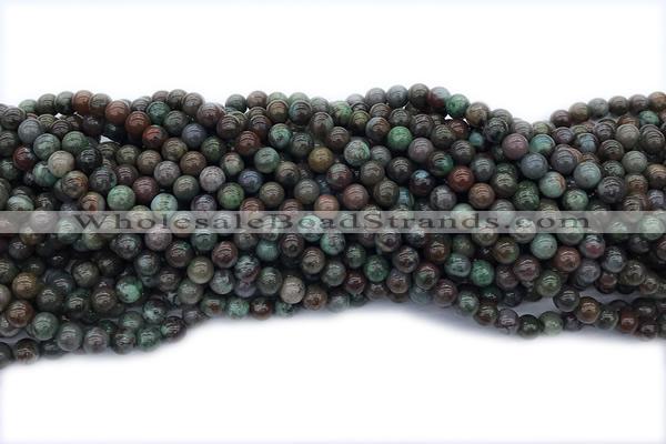 TURQ225 15 inches 6mm round chrysocolla gemstone beads
