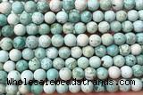 TURQ234 15 inches 8mm round turquoise beads wholesale