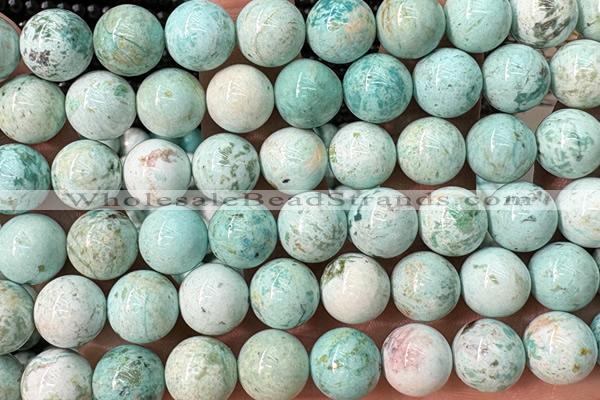 TURQ235 15 inches 10mm round turquoise beads wholesale